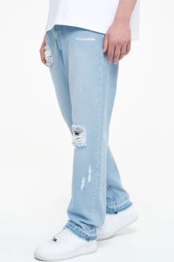 Pegador Jeans|Abott Wide Jeans Washed Blue