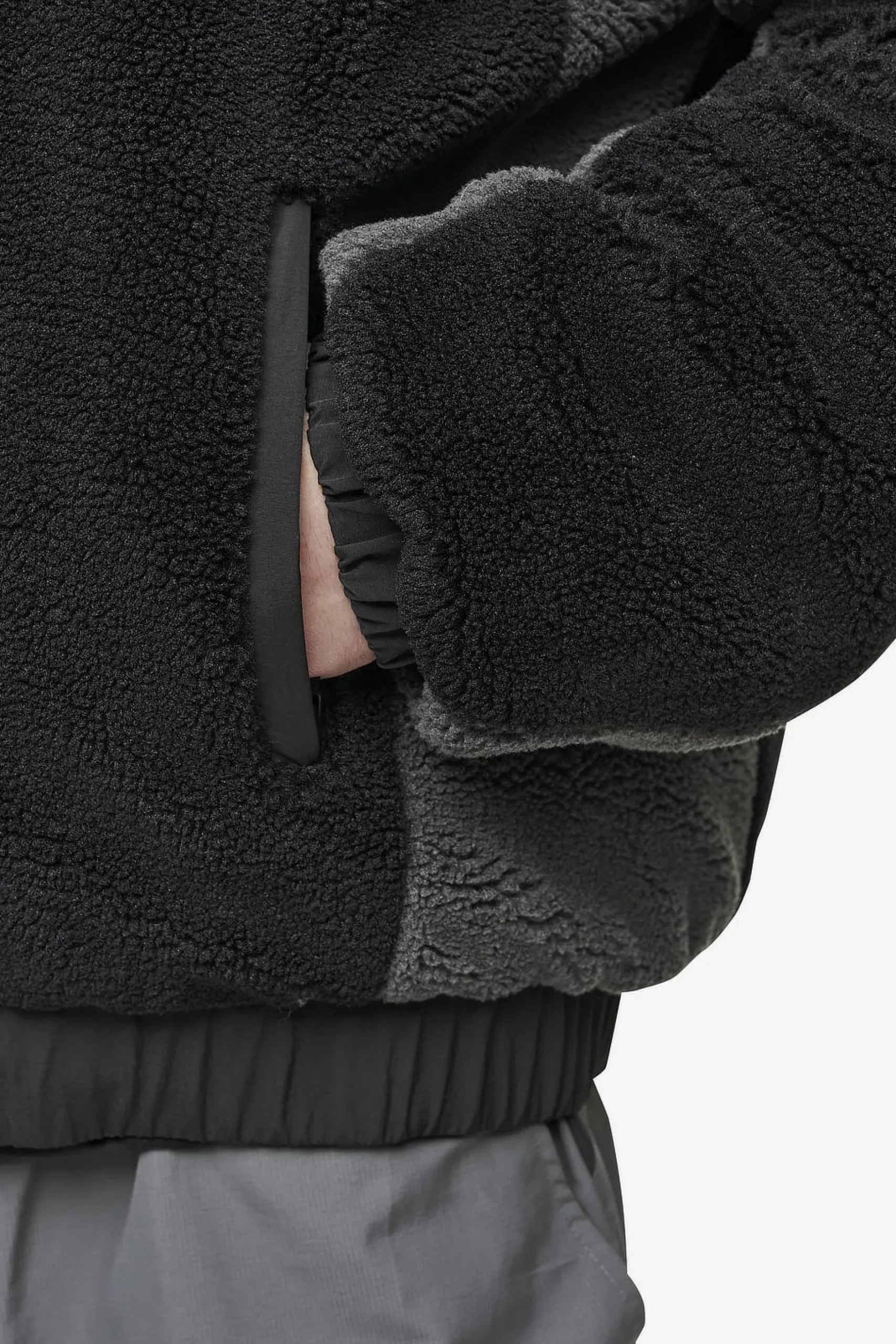 Pegador Jackets|Absecon Teddy Jacket Black Anthracite