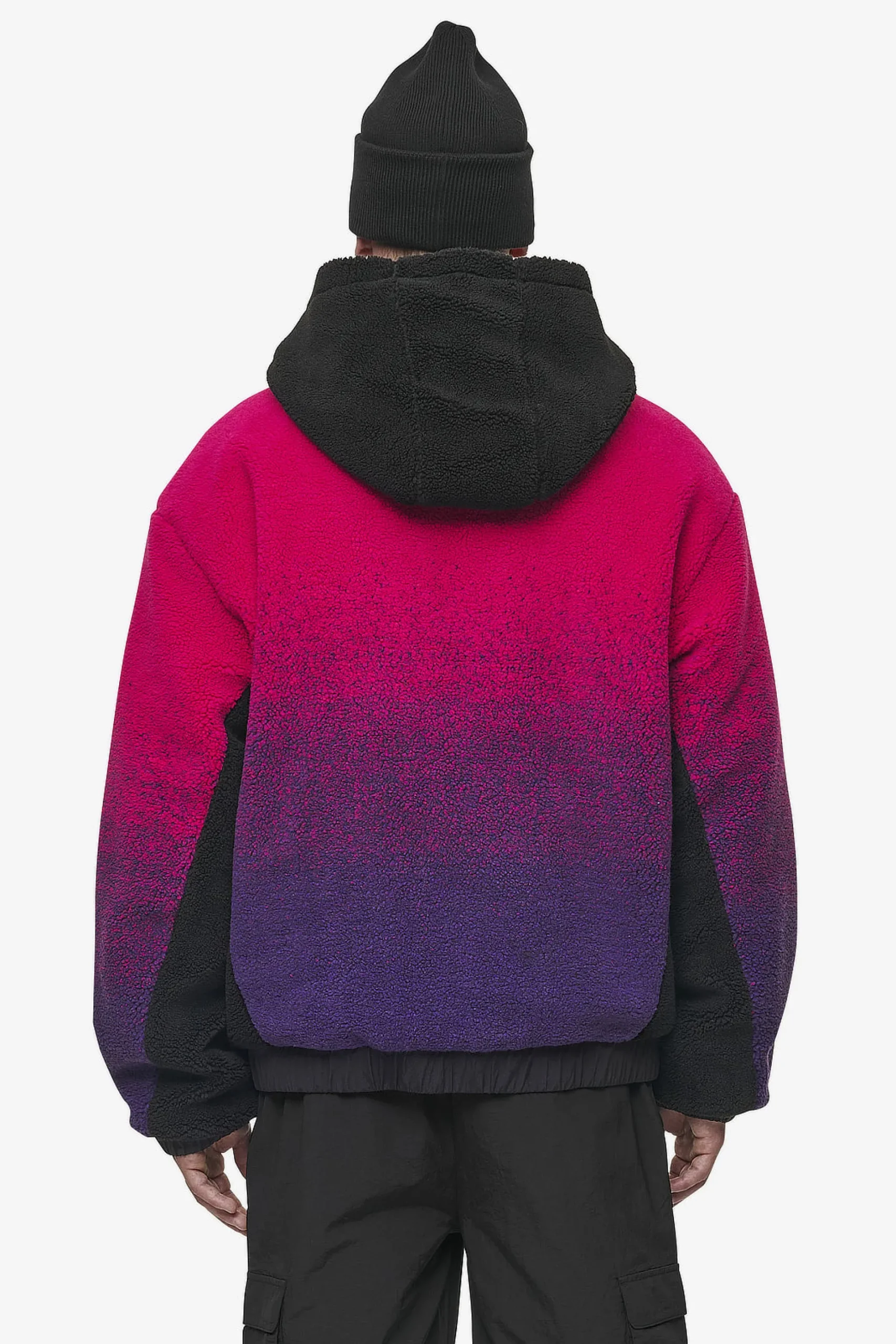 Pegador Jackets|Absecon Teddy Jacket Virtual Pink Deep Purple Black