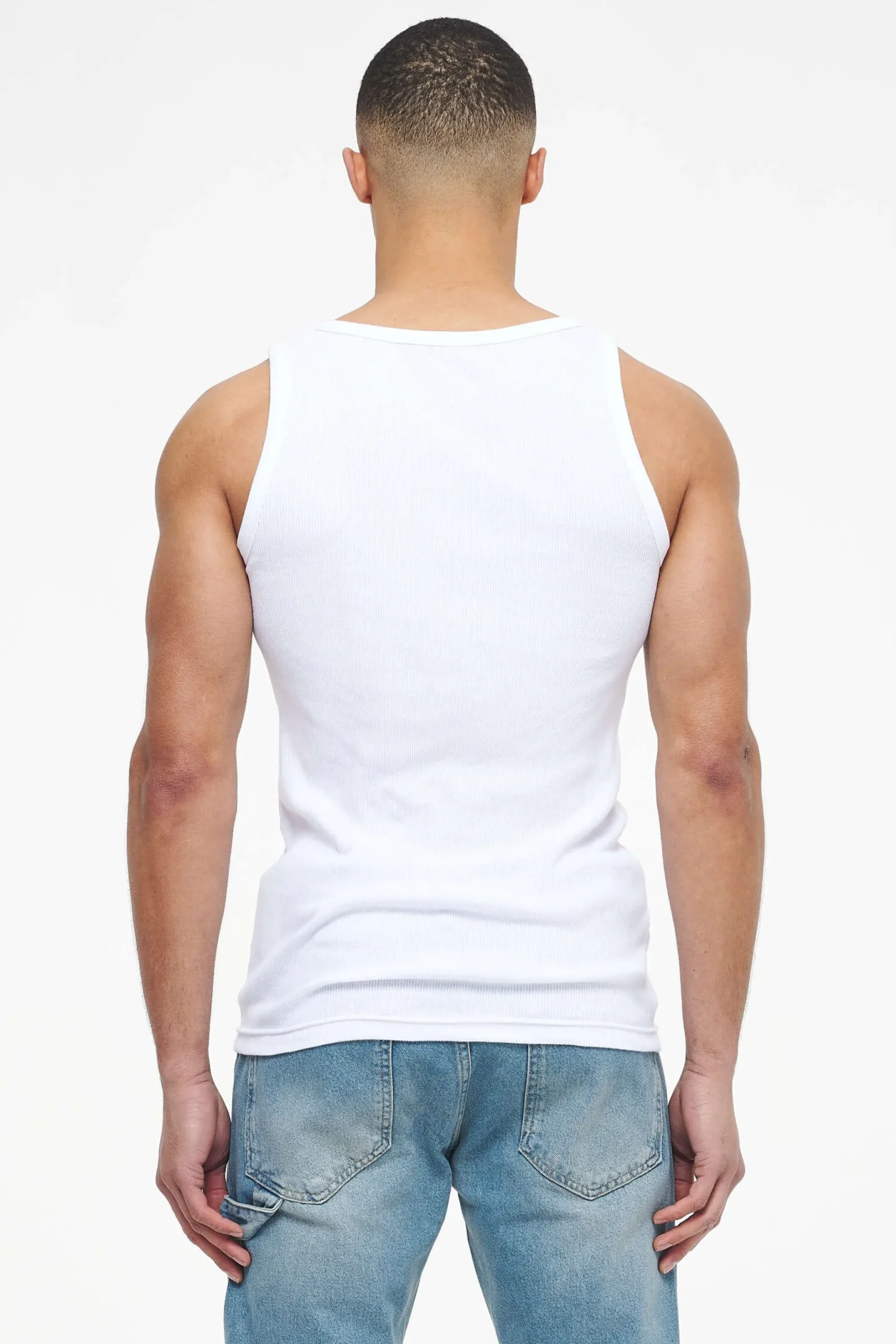 Pegador Tees|Adera Rib Undershirt White