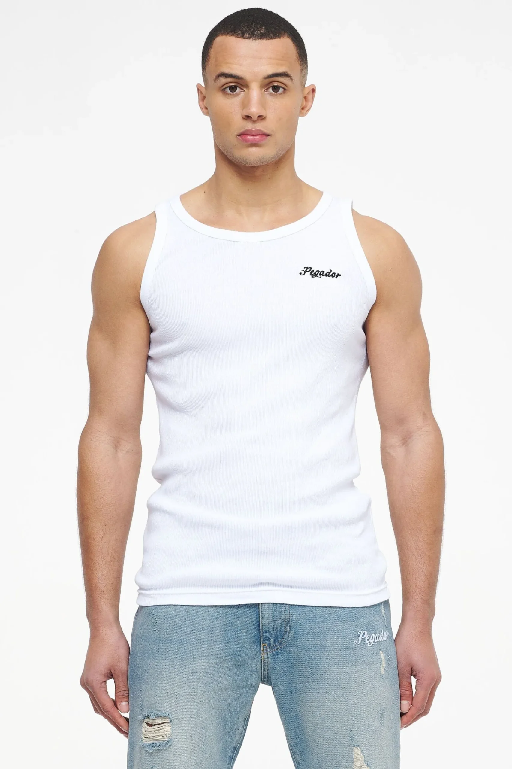 Pegador Tees|Adera Rib Undershirt White