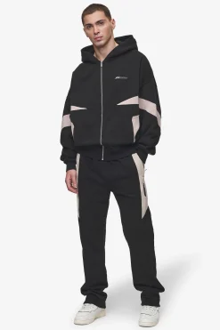 Pegador Pants & Joggers|Aderno Wide Sweat Pants Washed Black Light Beige