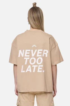 Pegador Tees|Airville Heavy Oversized Tee Washed Safari Sand