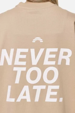 Pegador Tees|Airville Heavy Oversized Tee Washed Safari Sand