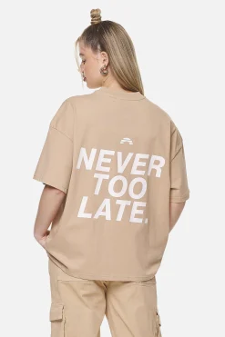Pegador Tees|Airville Heavy Oversized Tee Washed Safari Sand