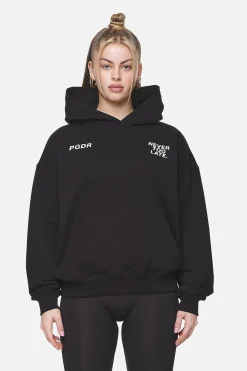 Pegador Hoodies|Airville Oversized Hoodie Black