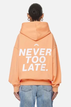 Pegador Hoodies|Zip Hoodies|Airville Oversized Zip Hoodie Washed Apricot