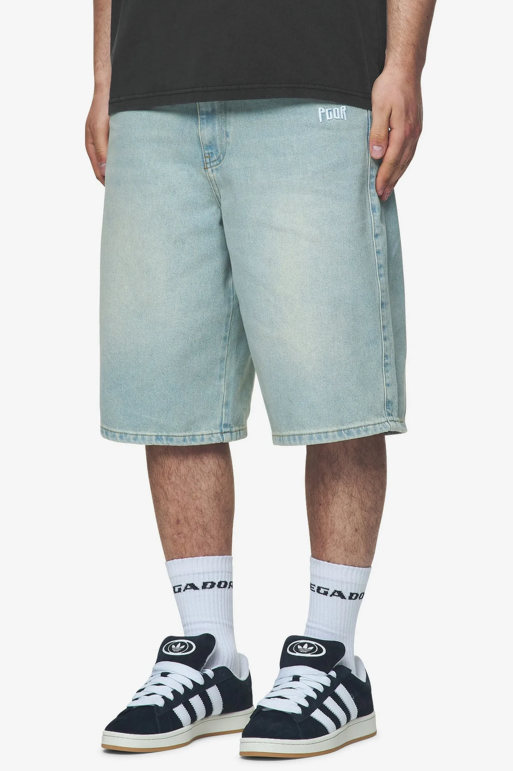Pegador Shorts|Alcoa Jorts Sand washed blue