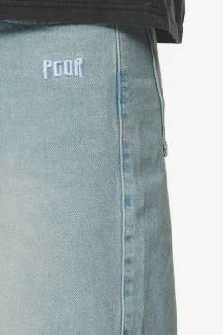Pegador Shorts|Alcoa Jorts Sand washed blue