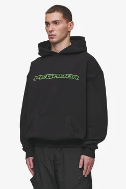 Pegador Hoodies|Alden Oversized Hoodie Washed Black