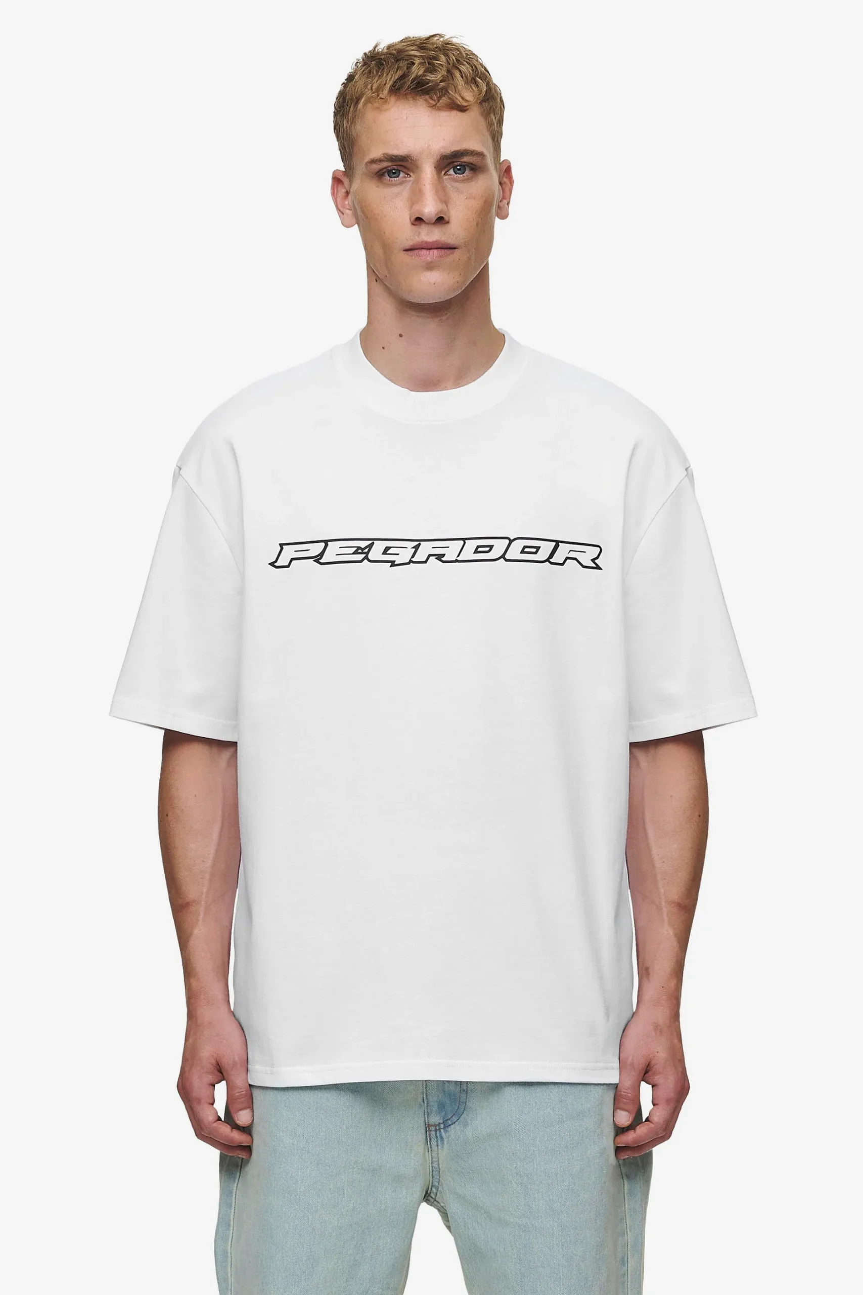 Pegador Tees|Alden Oversized Tee White