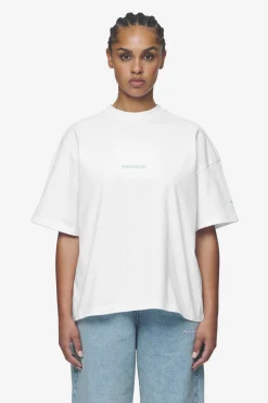 Pegador Tees|Aleja Heavy Oversized Tee White