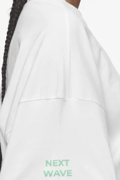 Pegador Tees|Aleja Heavy Oversized Tee White