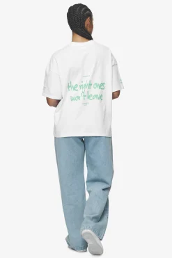 Pegador Tees|Aleja Heavy Oversized Tee White