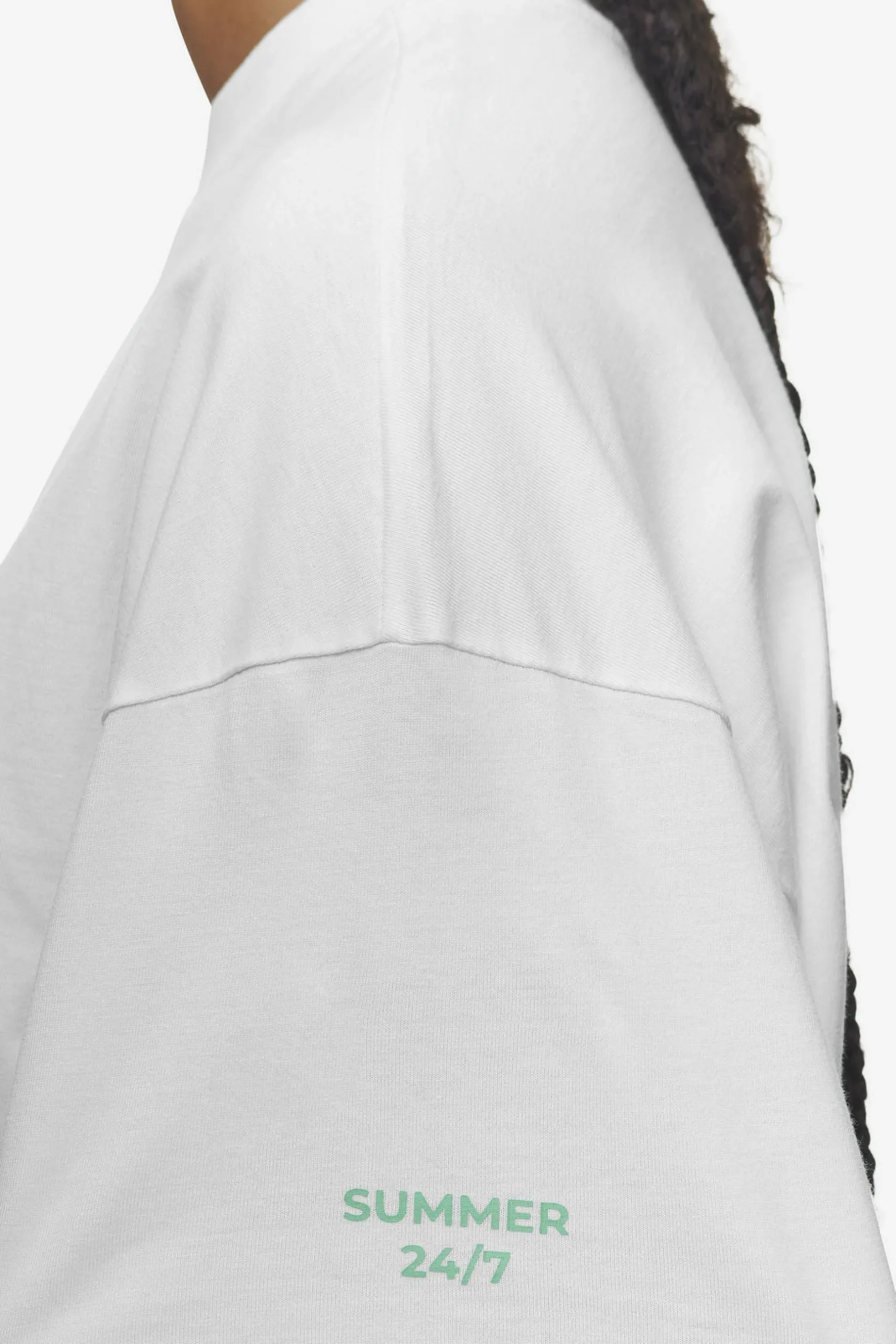 Pegador Tees|Aleja Heavy Oversized Tee White