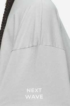 Pegador Tees|Aleja Heavy Oversized Tee Washed sky grey