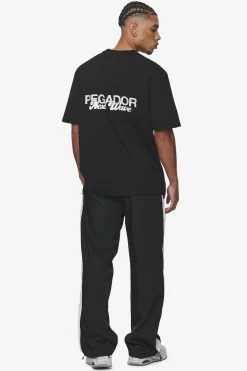 Pegador Tees|Aleso Oversized Tee Washed black