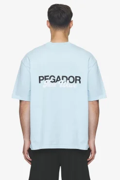 Pegador Tees|Aleso Oversized Tee Washed baby blue