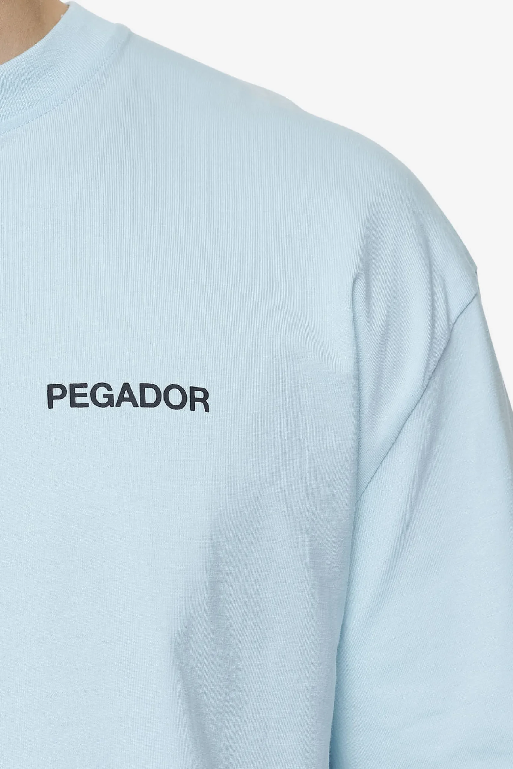 Pegador Tees|Aleso Oversized Tee Washed baby blue