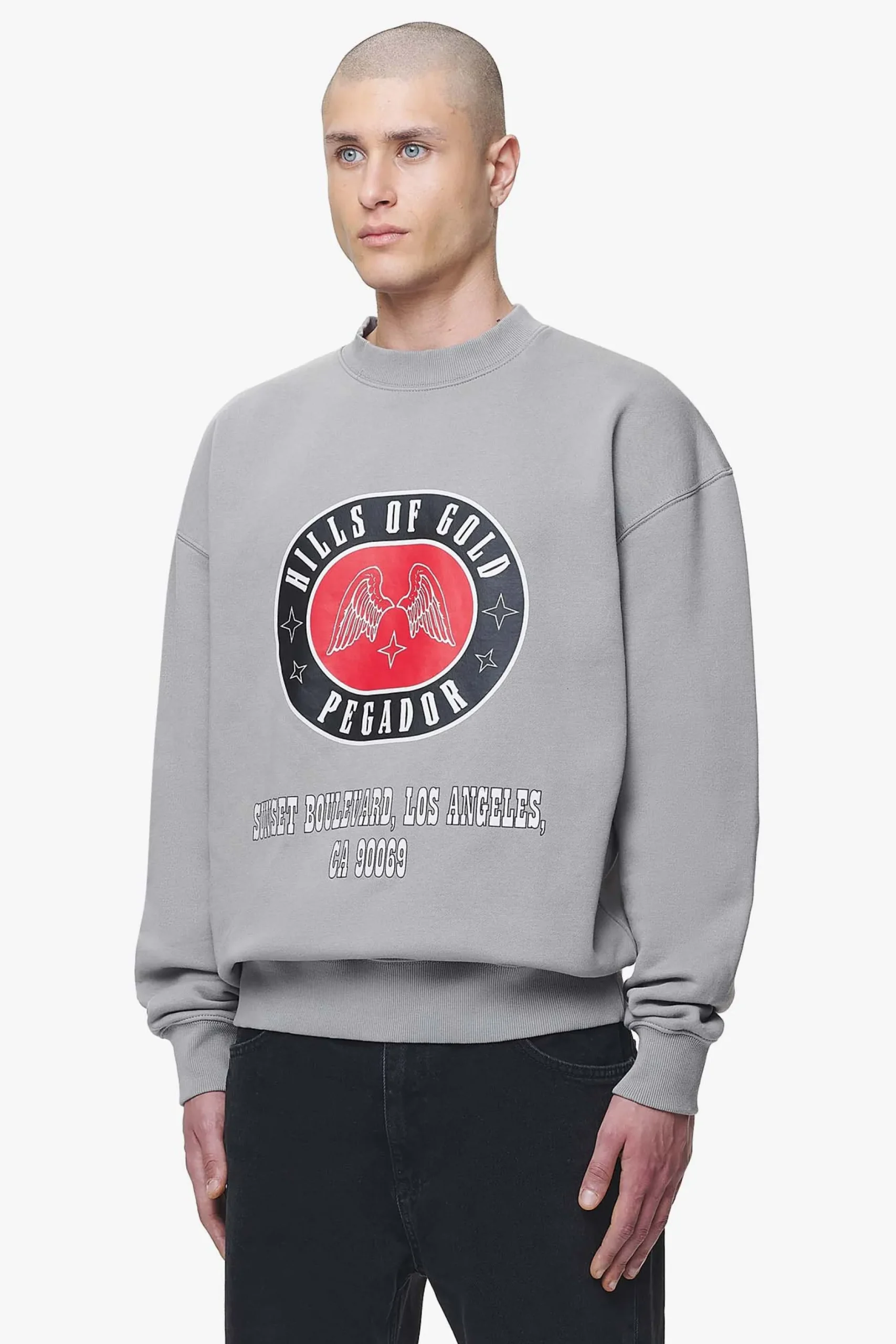 Pegador Sweaters|Algon Oversized Sweater Vintage Washed Dusk Grey