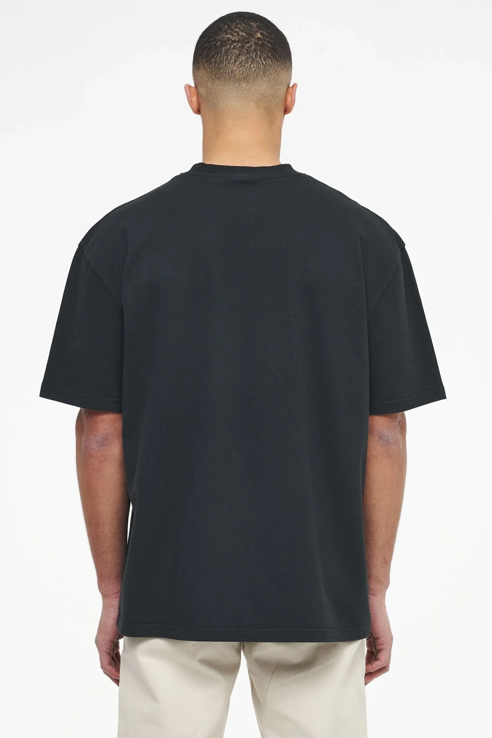 Pegador Tees|Algon Oversized Tee Vintage Washed Black Ink