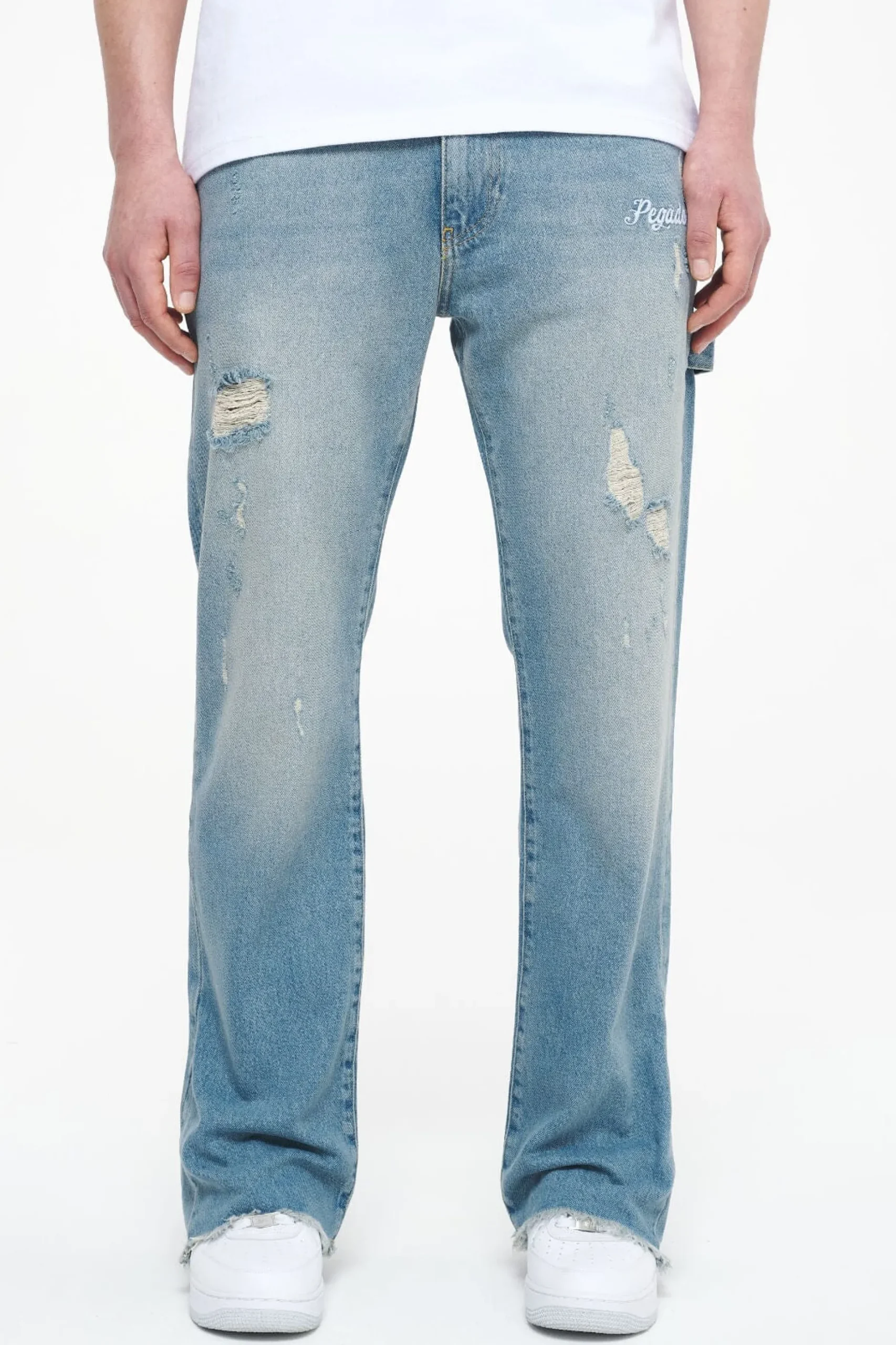 Pegador Jeans|Alma Flared Jeans Washed Light Blue