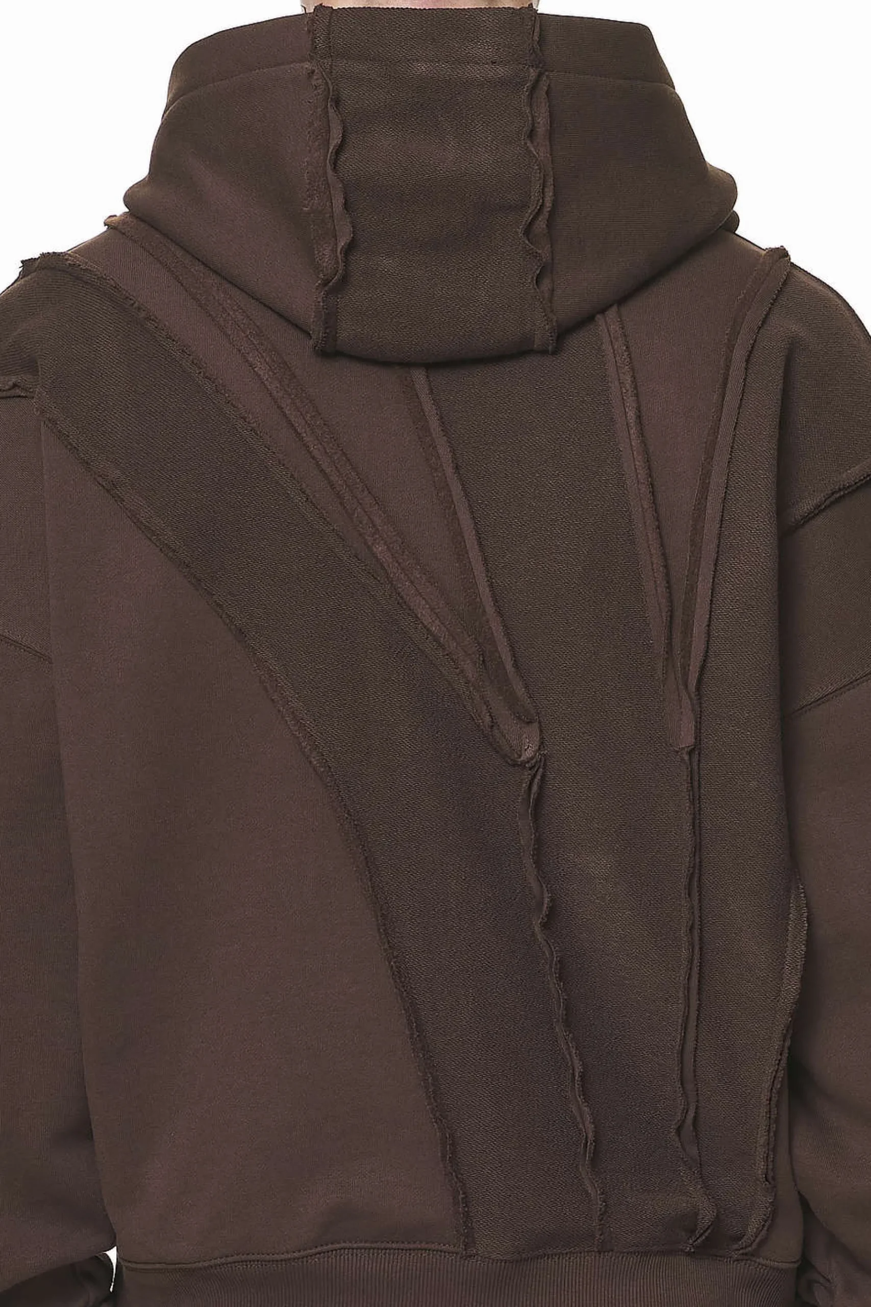 Pegador Hoodies|Zip Hoodies|Ancy Inside Out Terry Boxy Sweat Jacket Washed Oak Brown