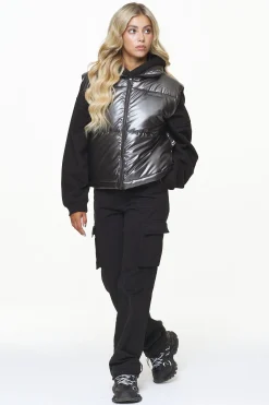 Pegador Vests|Angel Puffer Vest Dark Chrome