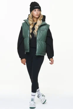 Pegador Vests|Angel Puffer Vest Garden Green