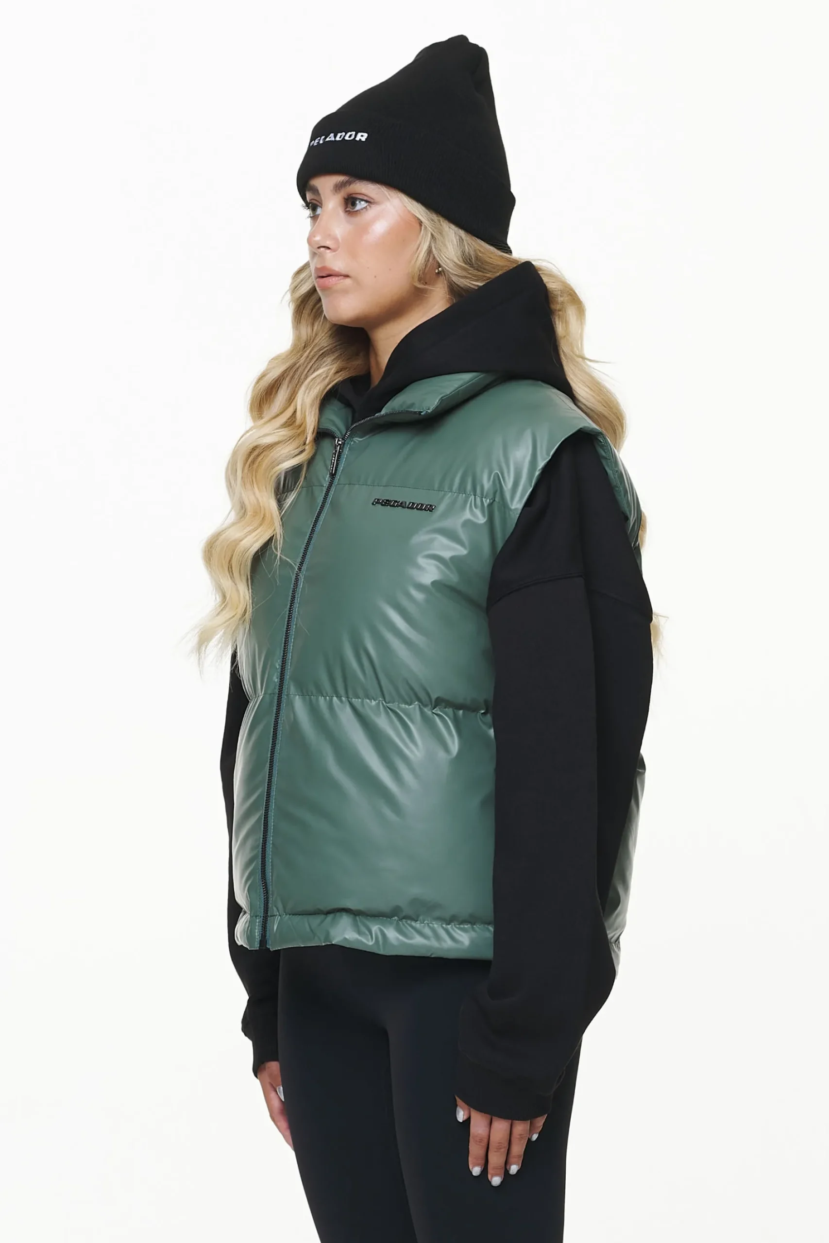 Pegador Vests|Angel Puffer Vest Garden Green
