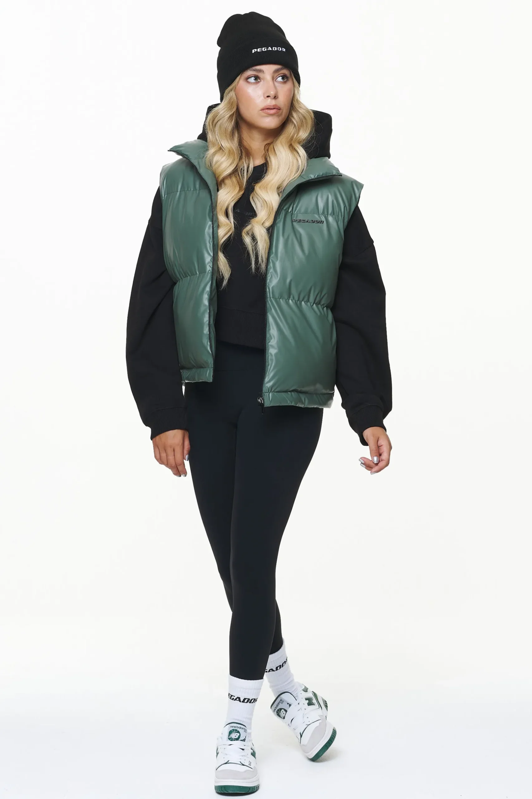 Pegador Vests|Angel Puffer Vest Garden Green