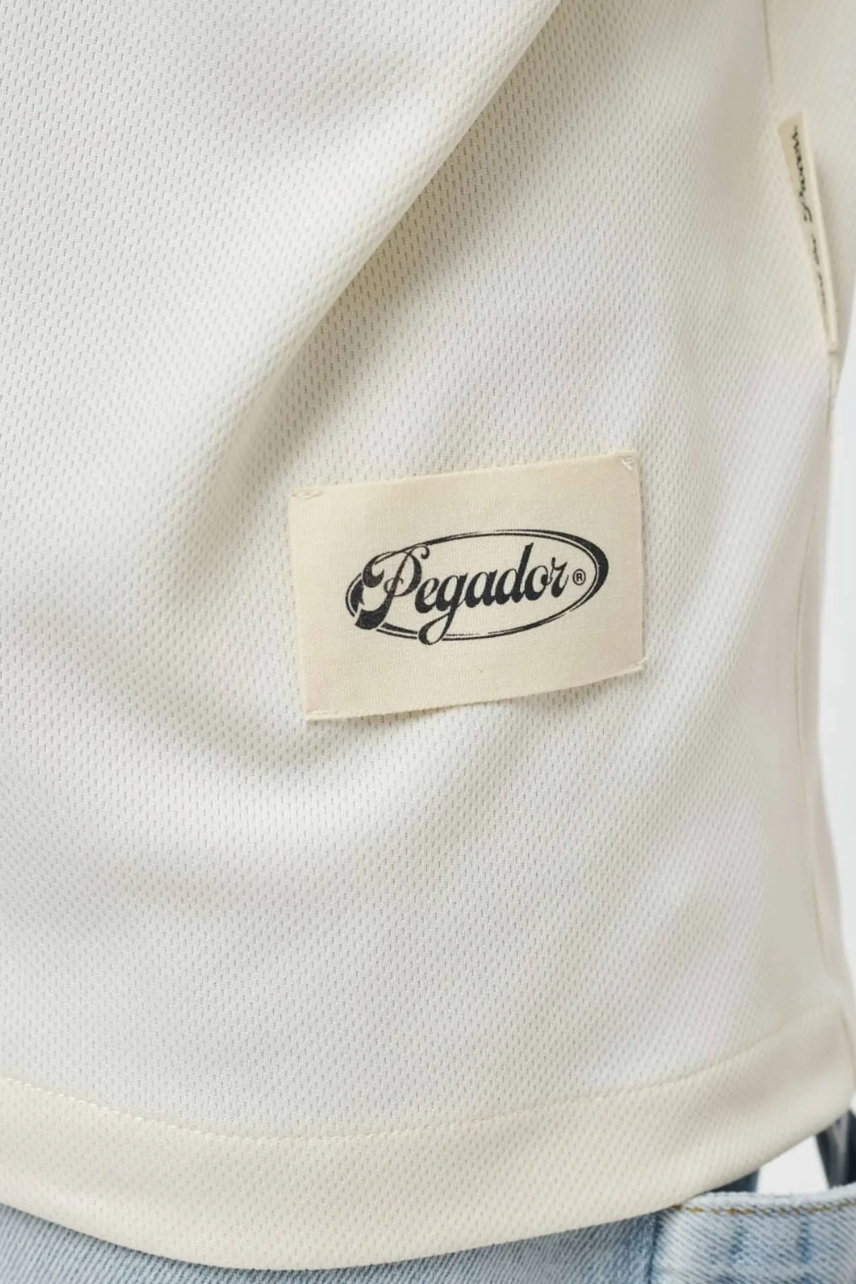 Pegador Shirts|Angeles Oversize Baseball Shirt Angels Cream