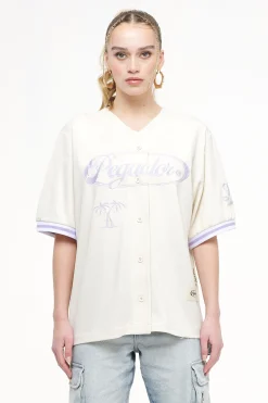 Pegador Shirts|Angeles Oversize Baseball Shirt Angels Cream