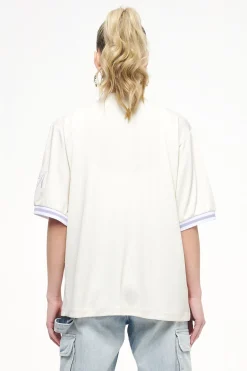 Pegador Shirts|Angeles Oversize Baseball Shirt Angels Cream