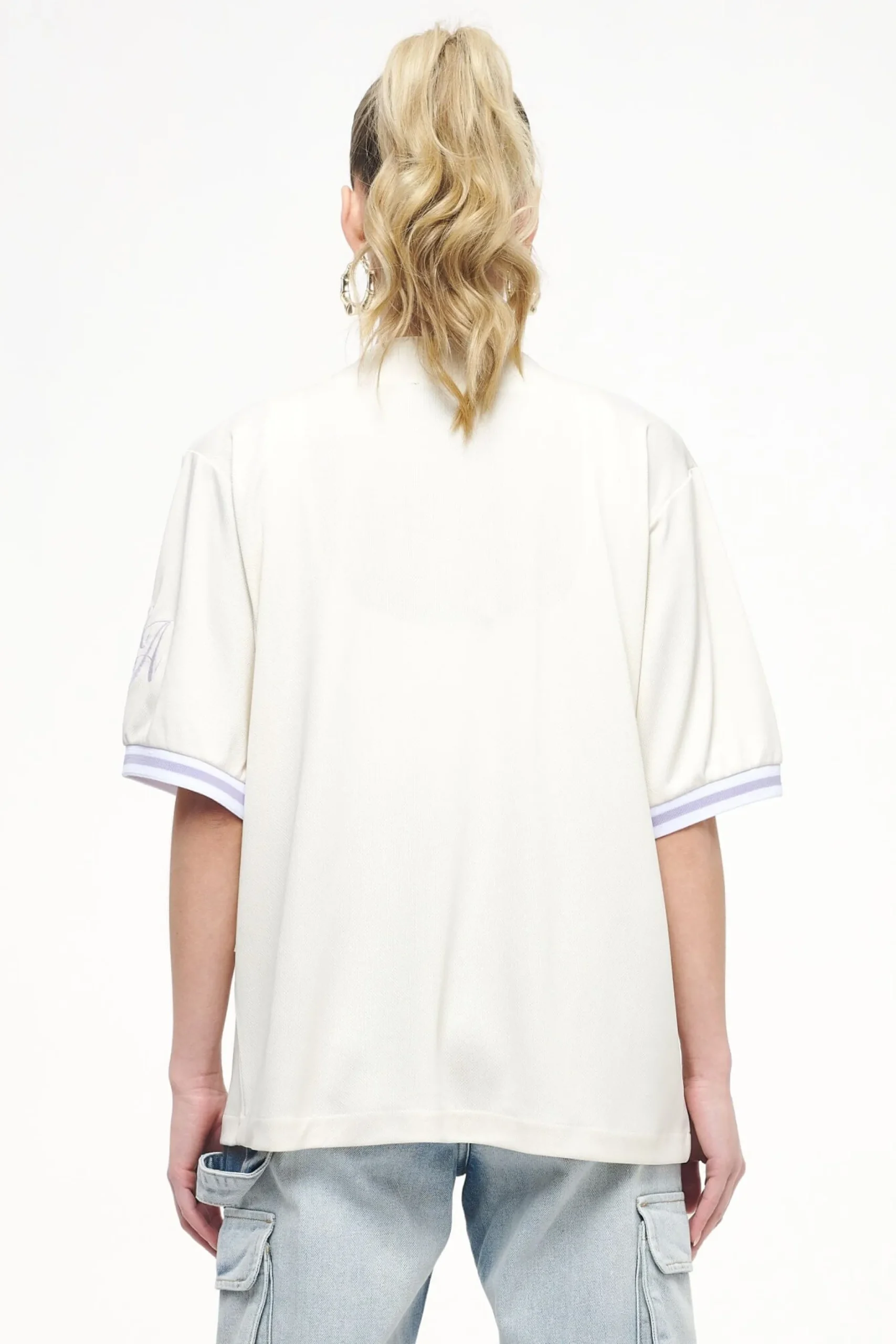 Pegador Shirts|Angeles Oversize Baseball Shirt Angels Cream