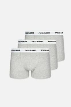 Pegador Underwear|Ango Boxershorts 3 Pack Grey Melange White