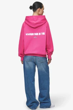 Pegador Zip Hoodies|Hoodies|Anna Oversized Sweat Jacket Washed Digital Pink