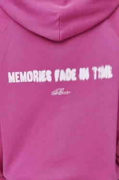 Pegador Zip Hoodies|Hoodies|Anna Oversized Sweat Jacket Washed Digital Pink