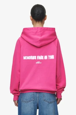 Pegador Zip Hoodies|Hoodies|Anna Oversized Sweat Jacket Washed Digital Pink