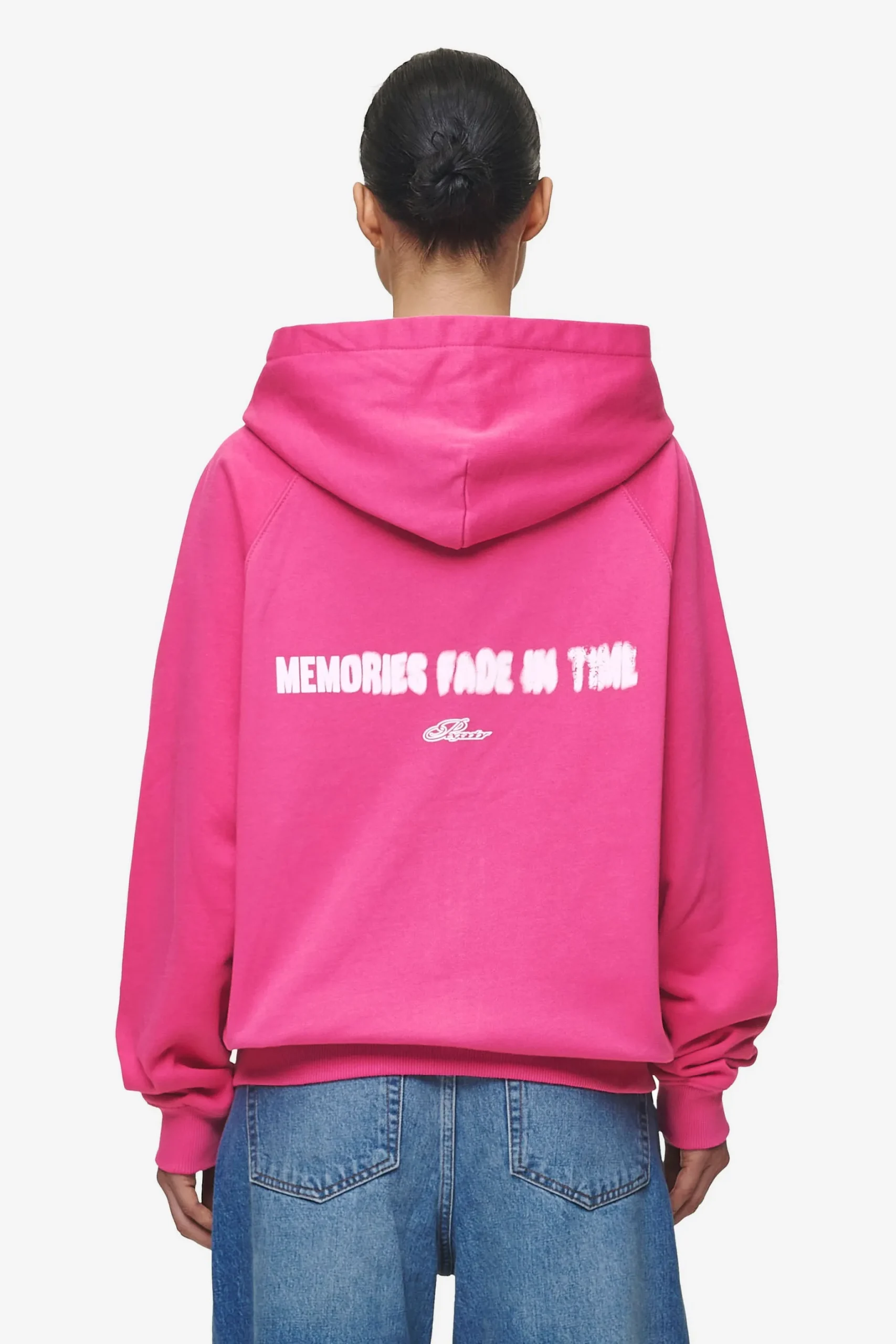 Pegador Zip Hoodies|Hoodies|Anna Oversized Sweat Jacket Washed Digital Pink