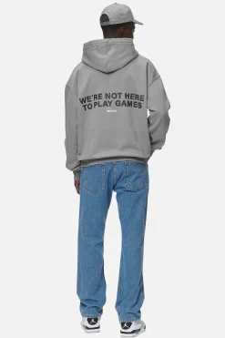 Pegador Hoodies|Antigua Oversized Hoodie Washed Cool Grey