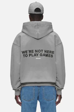 Pegador Hoodies|Antigua Oversized Hoodie Washed Cool Grey