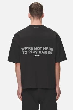 Pegador Tees|Antigua Oversized Tee Washed Black