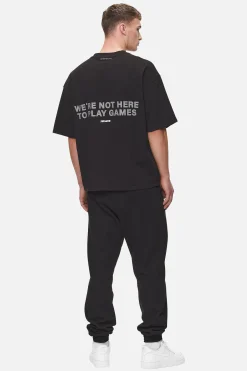 Pegador Tees|Antigua Oversized Tee Washed Black