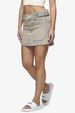Pegador Shorts|Antonia Cargo Mini Skirt Washed Coast Sand