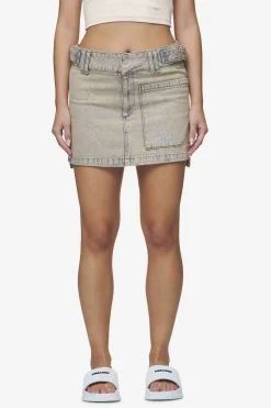 Pegador Shorts|Antonia Cargo Mini Skirt Washed Coast Sand