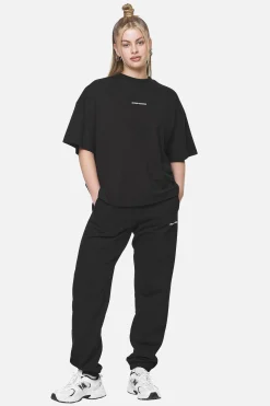 Pegador Tees|Arendal Logo Heavy Oversized Tee  Black White