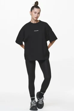 Pegador Tees|Arendal Logo Heavy Oversized Tee Black