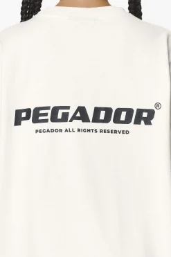 Pegador Tees|Arendal Logo Heavy Oversized Tee Washed Salty Cream