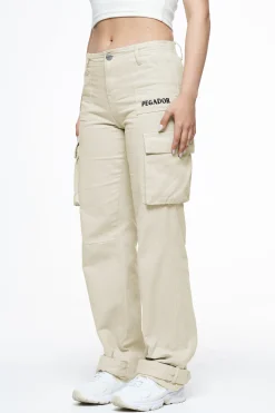 Pegador Pants|Arlia Wide Cargo Pants Espresso